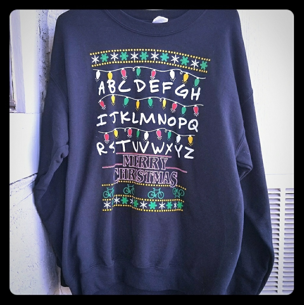 Unisex Stranger Things Christmas sweater